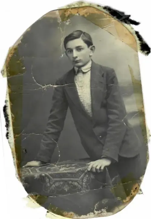 Джо Кишинёвский. Фотография из семейного альбома Гари Вайнера. Мальчик на фото может быть родственником семей Кишинёвских и Шифри из Тирасполя.