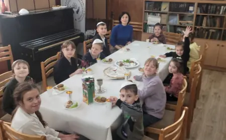 Ребята из AJT Junior  провели Седер Песах