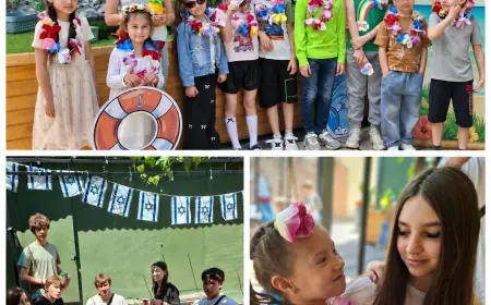 Шавуот: свет знаний, радость встречи и улыбки ребят AJT Tikva и AJT Junior