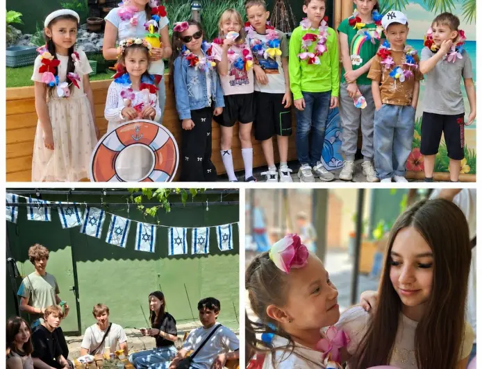Шавуот: свет знаний, радость встречи и улыбки ребят AJT Tikva и AJT Junior