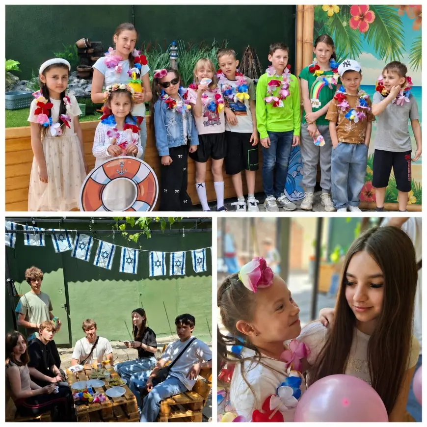 Шавуот: свет знаний, радость встречи и улыбки ребят AJT Tikva и AJT Junior
